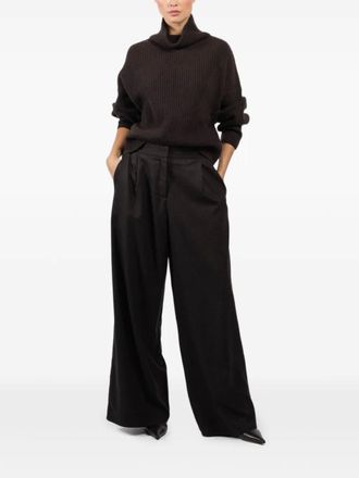 Dusan roll-neck sweater - Bruin