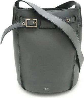 Celine Pre-owned Bucket Bags, female, Gray, Size: ONE SIZE Pre-owned Vintage Bucket Bag