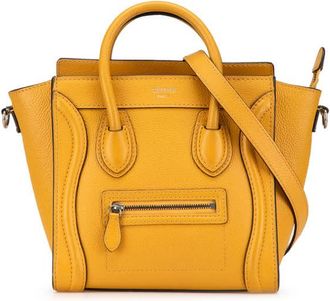 Celine Pre-owned Celine Nano Leather Luggage Tote Ladies S.VP.1113