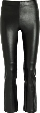 Stouls Pantaloni con inserti in pelle - Nero