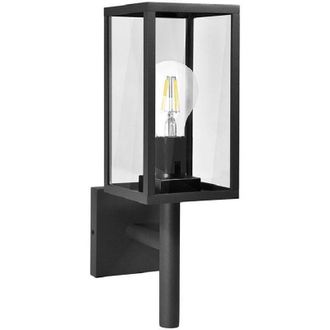 OEM Aplique De Jard&iacute;n Exterior Malmo E27 Hacia Arriba Ip44 Negro Goldlux