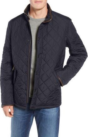 Barbour Powell Diamond Quilted Jacket in Navy at Nordstrom Rack, Size Large