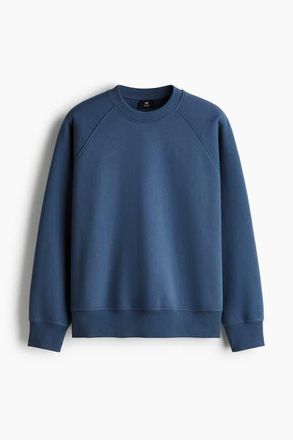 H&M Oversized Fit Sweatshirt in Blue at Nordstrom, Size Xx-Large
