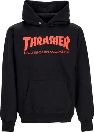 Thrasher Zwart/Rood Skatemag Hoodie - Heren - Hoodies - Zwart - XL - Katoen - Hoodies & sweatvesten