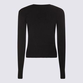 Alexander McQueen Womens Sweaters Black _wo Pl