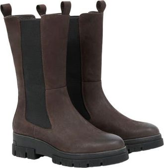 Celtic & Co. Chunky Tall Chelsea Boot in Chocolate at Nordstrom, Size 6