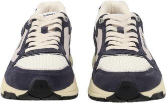 Autry Hyperway Low Suede Mesh Layered Sneakers