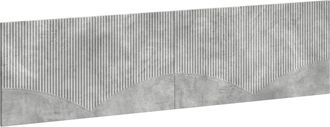 vidaXL Cabecero Montada En La Pared Hoorn Gris Hormig&oacute;n Vidaxl