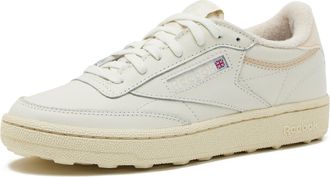 Reebok Womens Club C Golf Sneaker, Chalk/Vintage Chalk/Tapioca, 4 UK