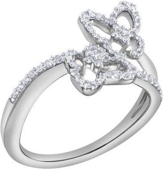 LuvMyJewelry Varenne 0.35 Ct 10K Gold Diamond Ring in 14K Rose Gold at Nordstrom, Size 6.5