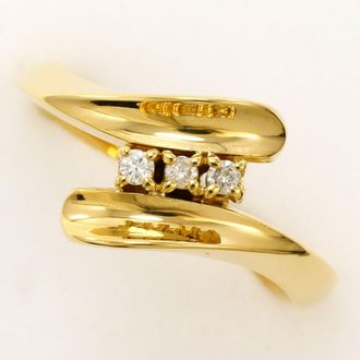 C&A Yellow Gold Yellow Gold (18K) Band Ring (Pre-Owned)