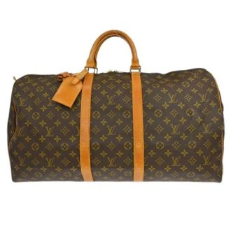 Louis Vuitton Pre-owned Weekend Bags, unisex, Brown, Size: ONE SIZE Pre-owned Keepall Bag