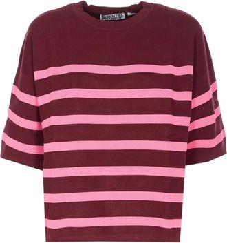 Essentiel Gestreept T-shirt - Rood