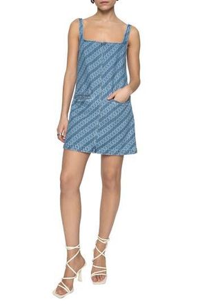 Rebecca Minkoff Amelia Sleeveless Denim Dress in Bleeker Wash at Nordstrom Rack, Size 8