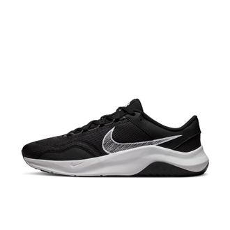 Nike Mens Legend Essential 3 Sneaker, Black/White-Iron Grey, 10.5 UK