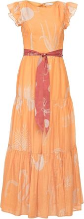 Carolina K Mila Maci Dress In Desert Animals Gold