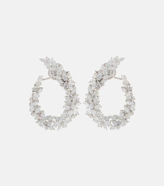 Yeprem Y-Couture 18kt white gold earrings with diamonds