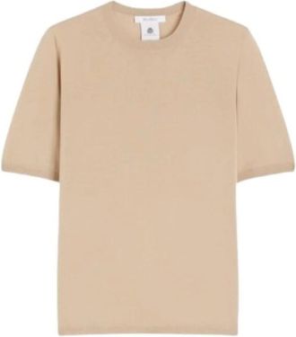 Max Mara Gerico Ronde Hals Trui - Dames - Truien - Beige - Maat: S Wol