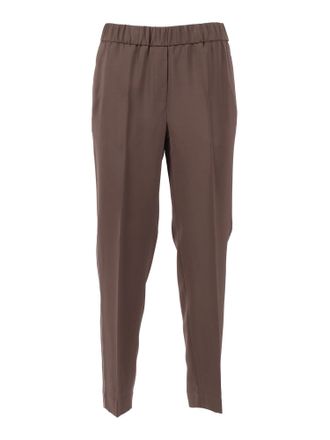 PESERICO Woman Trousers Seam Straight-Leg Pants