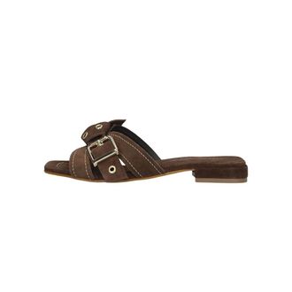Stefano Lauran 25037 Sandalen - Dames - Schoenen - Bruin - Maat: 40 EU