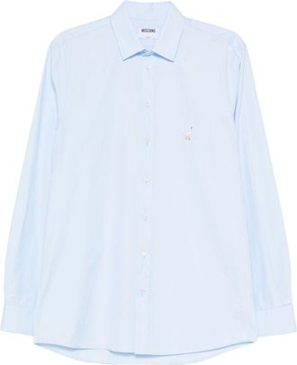 Moschino Light Blue Cotton Shirt
