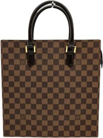 Louis Vuitton Pre-owned Tote Bags, female, Brown, Size: ONE SIZE Pre-owned Vintage Canvas Tote Bag