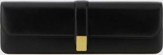 Khaite Pochette Blake in pelle liscia con chiusura con patta magnetica