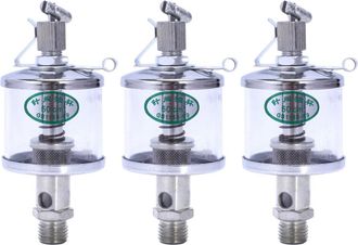 OEM 3 Piezas De 50 Ml De Llenado De Aceite Por Goteo Por Gravedad Plateado Para M&aacute;quinas De Motor