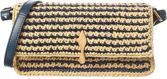 Christian Louboutin Crochet Raffia Crossbody