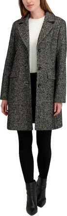Shelli Segal Laundry By Shelli Segal Herringbone Coat
