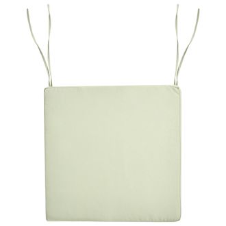 Beliani Beliani - Coj&iacute;n De Asiento Para Silla De Jard&iacute;n De Tela De Poli&eacute;ster Resistente A Los Rayos Uv Verde Claro Sassari