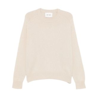 Soft Goat Relaxed Fit Crewneck - Dames - Truien - Wit - Maat: S Wol