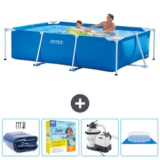 Intex Piscina Con Estructura Rectangular - 260x160x65 Cm - 7-piezas Scb66
