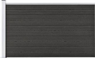 vidaXL Valla De Jard&iacute;n De Wpc Gris 175x105 Cm Vidaxl