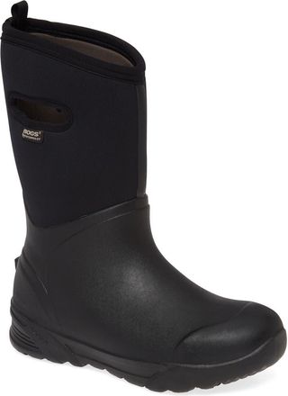 Bogs Bozeman Tall Waterproof Boot in Black at Nordstrom, Size 9