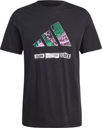 adidas Mantra Game Graphic T-shirt Asia Sizing Black IS9326
