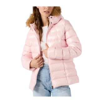 Jott Winter Jackets, female, Pink, Size: XS Parka Luxe Laquee