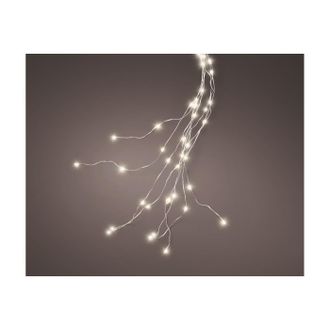 Kaemingk Luces Para El &Aacute;rbol De Navidad 240cm Plata/ Blanco Dim 240cm-832l
