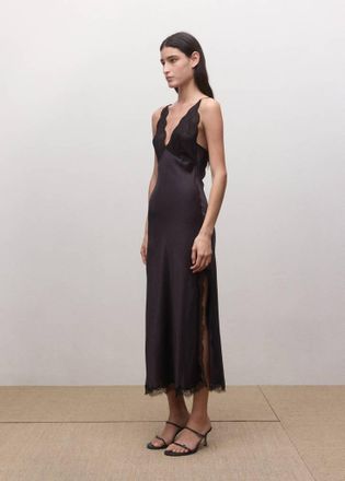 Mango Sandali 100% pelle fasce fibbie cioccolato - Donna - 36 - MANGO