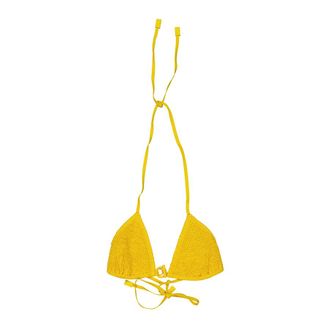 Burberry Womens Crinkled-Nylon-Bikini-Top, Size Medium