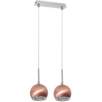 Dmora L&aacute;mpara Colgante Burgondi, Rojo