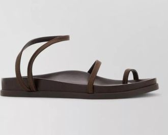 Ancient Greek Sandals satin eleftheria thong sandals ankle strap