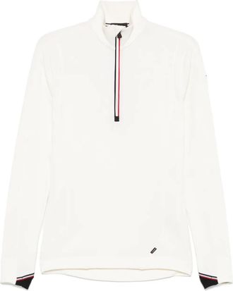 Moncler Polartec sweatshirt - men - Polyester/Elastane - L - Neutrals