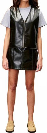 FRNCH Verne Mini Skirt In Kaki