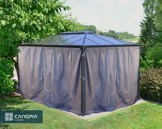 Palram Canopia Set Cortinas Para Cenador Martinique 4x2.2 M