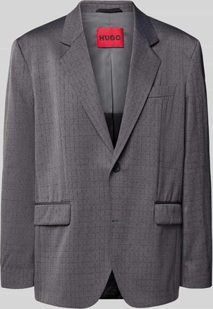 HUGO BOSS Relaxed Fit Sakko aus Schurwoll-Mix Modell KARLO243X in Mittelgrau, Größe 102