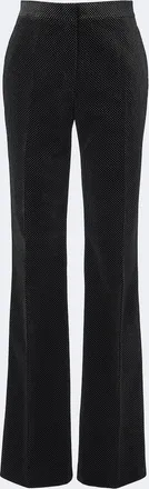 Tom Ford Pantalones rectos de terciopelo de algod&oacute;n