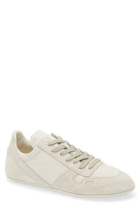 Rick Owens Minimal Sneaks Sneaker in Pearl/Pearl/Pearl at Nordstrom, Size 11Us