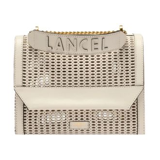 Lancel Shoulder Bags, female, White, Size: ONE SIZE Sac Rabat Ninon