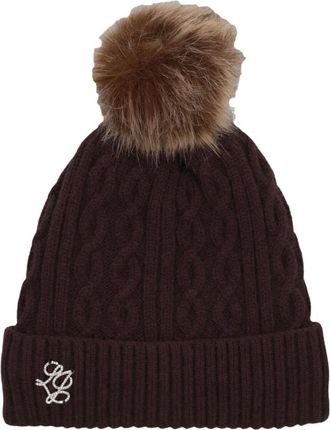 Liu Jo Accessoires, Dames, Bruin, ONE Size, Liu Jo Dames Hoeden Serie Con Trecce - Hat Bruin - Maat Onesize
